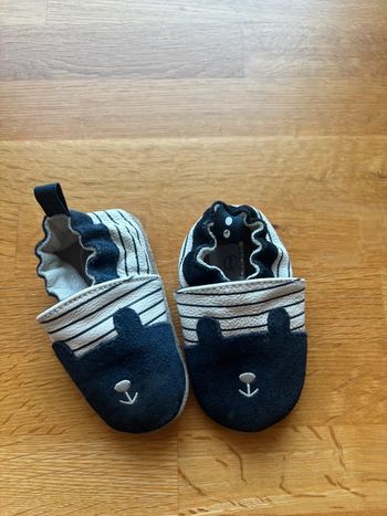 Chaussons souples bébé Obaibi 6/12 mois garçon