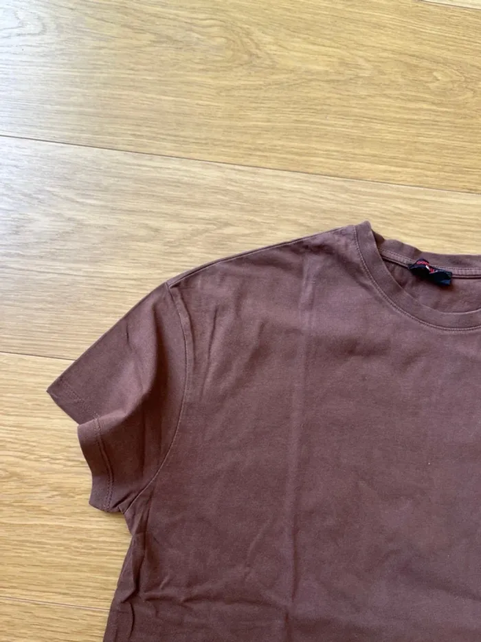 Teeshirt marron taille XS - photo numéro 2