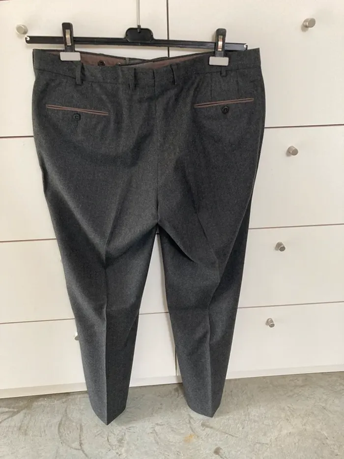 Superbe pantalon gris 100% laine || Ermenegildo Zegna - photo numéro 2