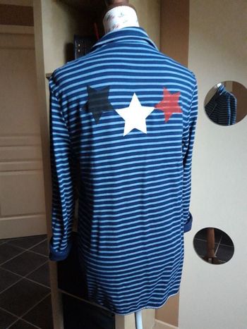 Veste blazer marinière bleu 3 étoiles NEUVE