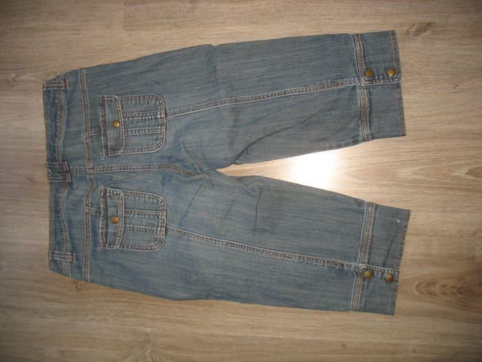 PANTACOURT JEAN BLEU DÉLAVÉ "CAMAÏEU" - TAILLE 40 - n°02 - photo numéro 5