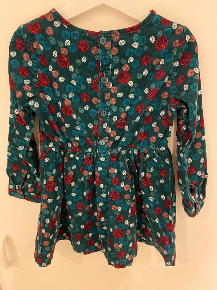 Robe velours Okaïdi 4 ans très peu portée - photo numéro 2