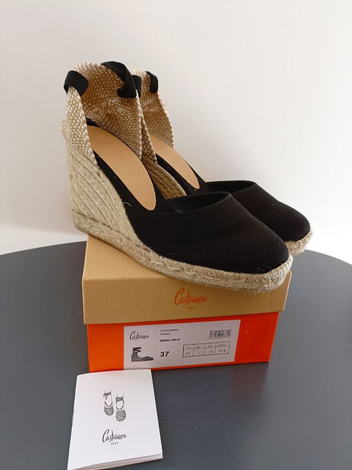 Espadrilles compensées castaner taille 37 - photo numéro 3