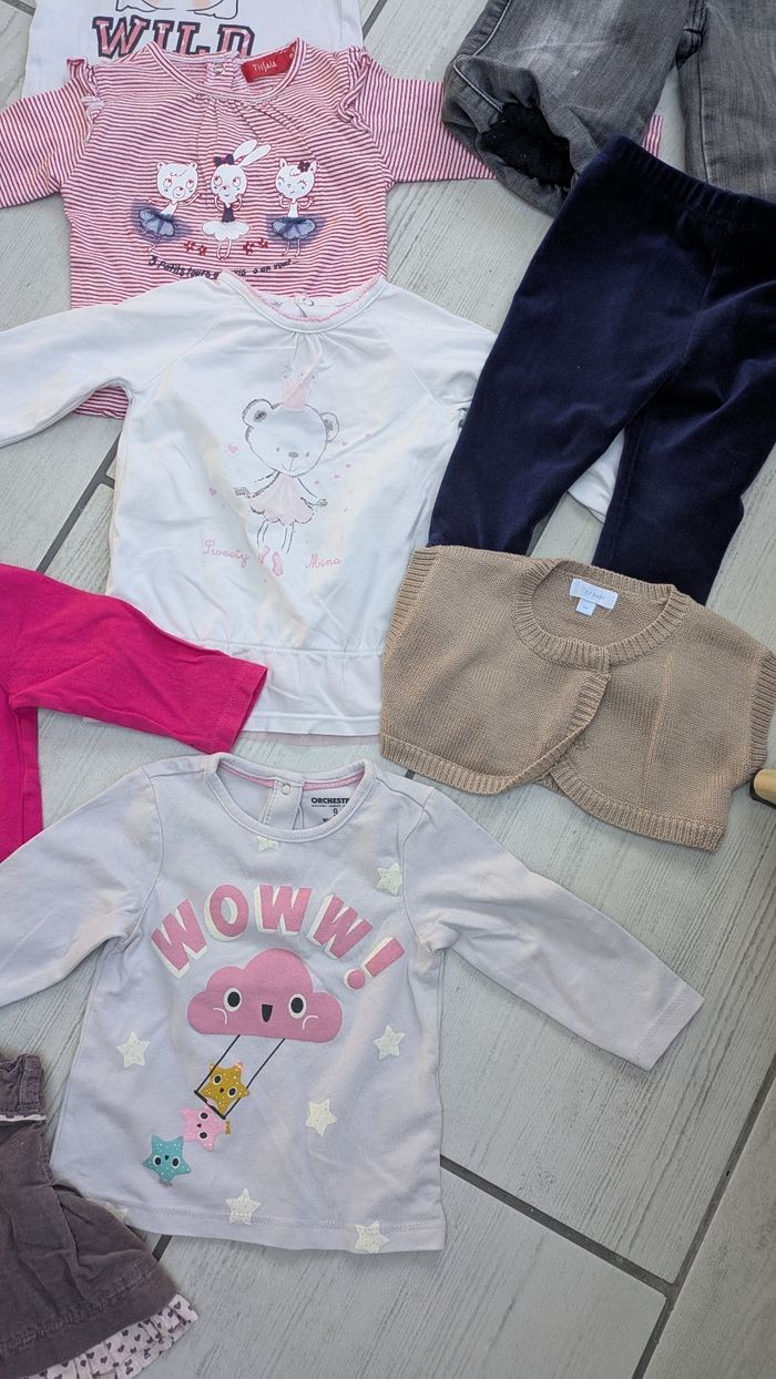 Lot automne hiver fille 9 mois - photo numéro 4