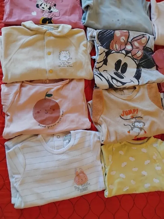 Pyjamas fille 3/6/9mois fille - photo numéro 5