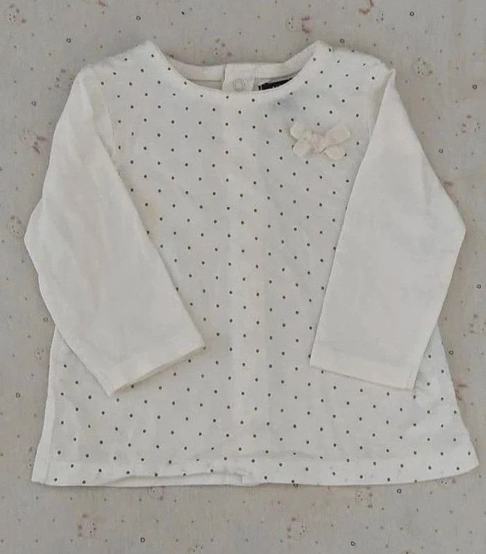 T-shirt manche longue bébé fille - photo numéro 4