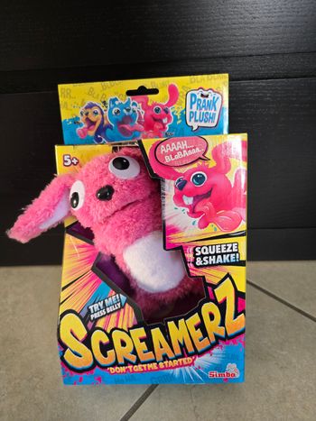 peluche screamerz lapin rose Simba