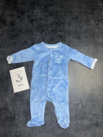 Pyjama bébé tête d’ours