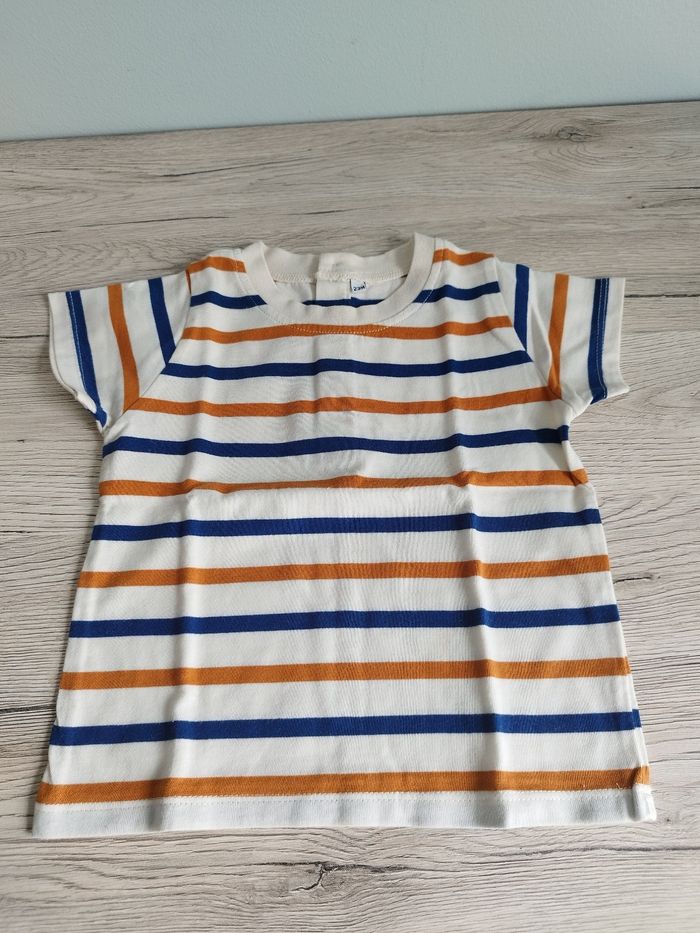Tee-shirt manches courtes garçon 24 mois
