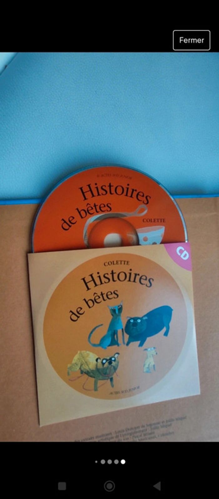 Livre CD Colette histoire de bêtes - photo numéro 2