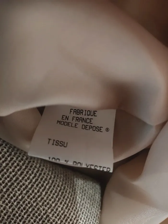 Blazer beige vintage Nathalie Andersen Damart Taille 44 Fabriqué en France - photo numéro 3