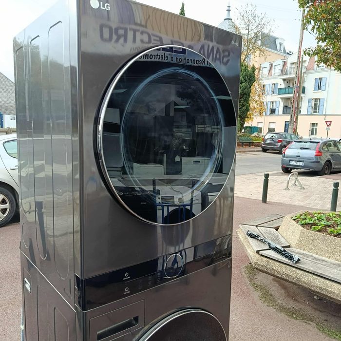 Colonne machine à laver LG 18kget sèche linge 17kg - photo numéro 3