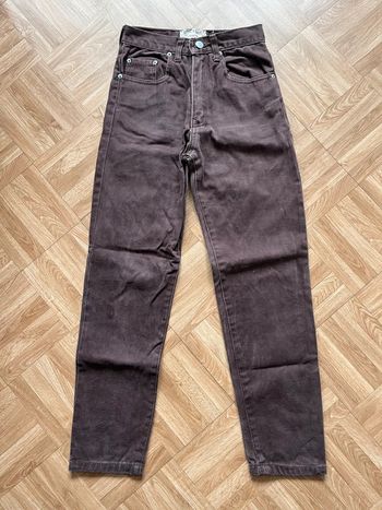 Pantalon jean skinny marron vintage Big Time
