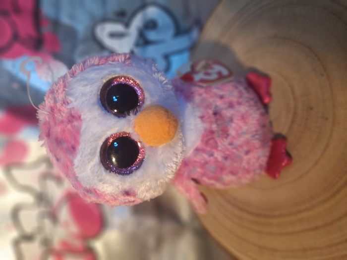 Peluche de collection Ty Beanie Boos Glider Pink Penguin pingouin nwt