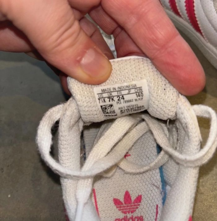 Basket bandes rose - photo numéro 5