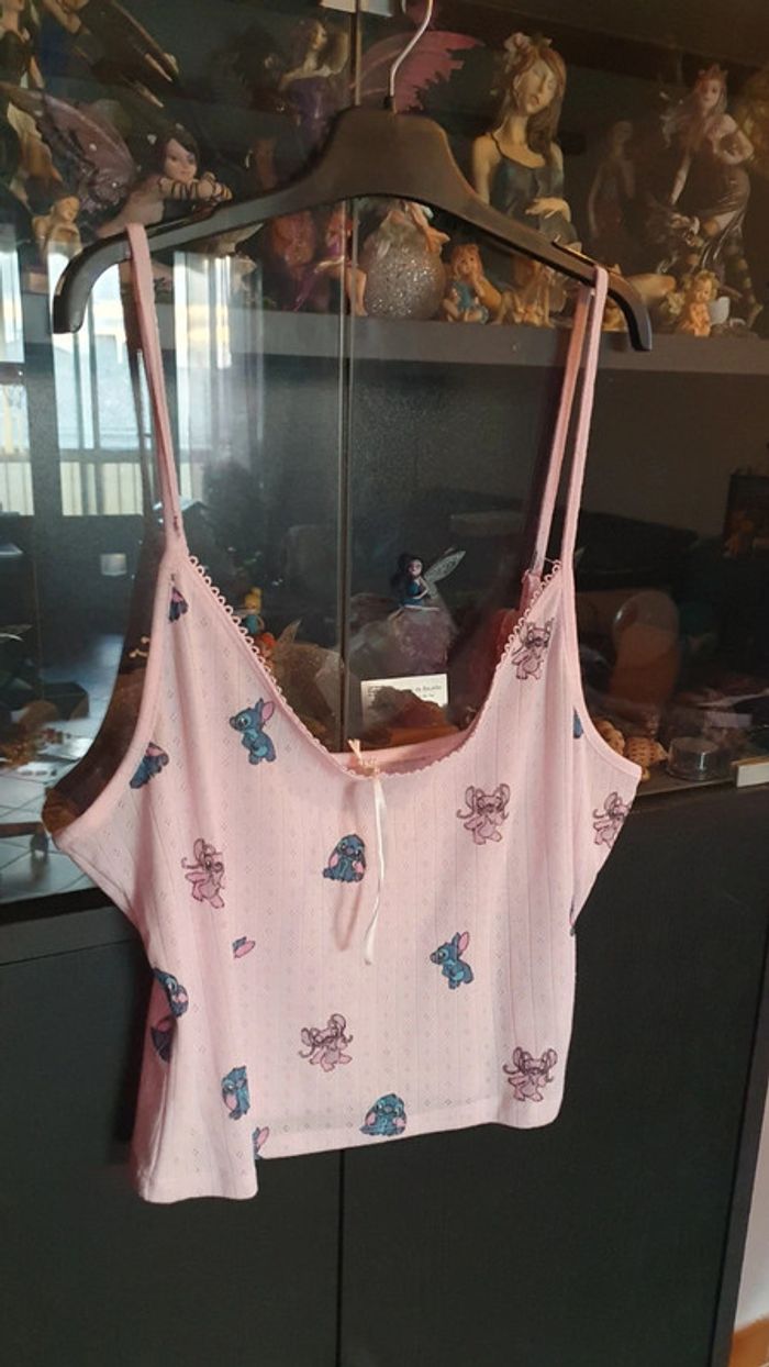 Petit débardeur de nuit Stitch taille L - photo numéro 2