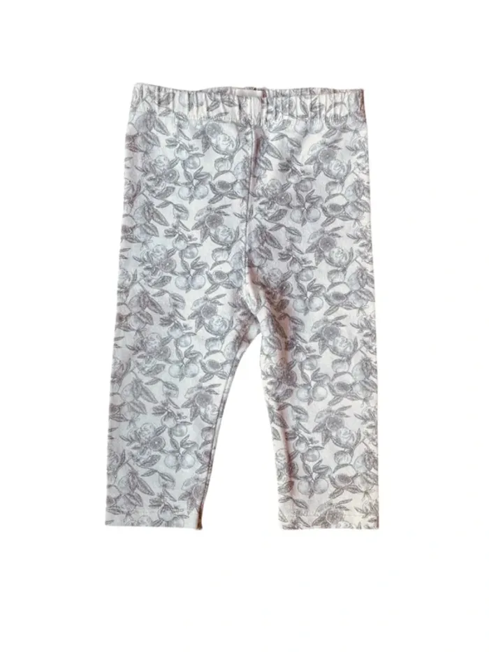 Legging motif fleur toile de jouy Loir Paris 12 mois