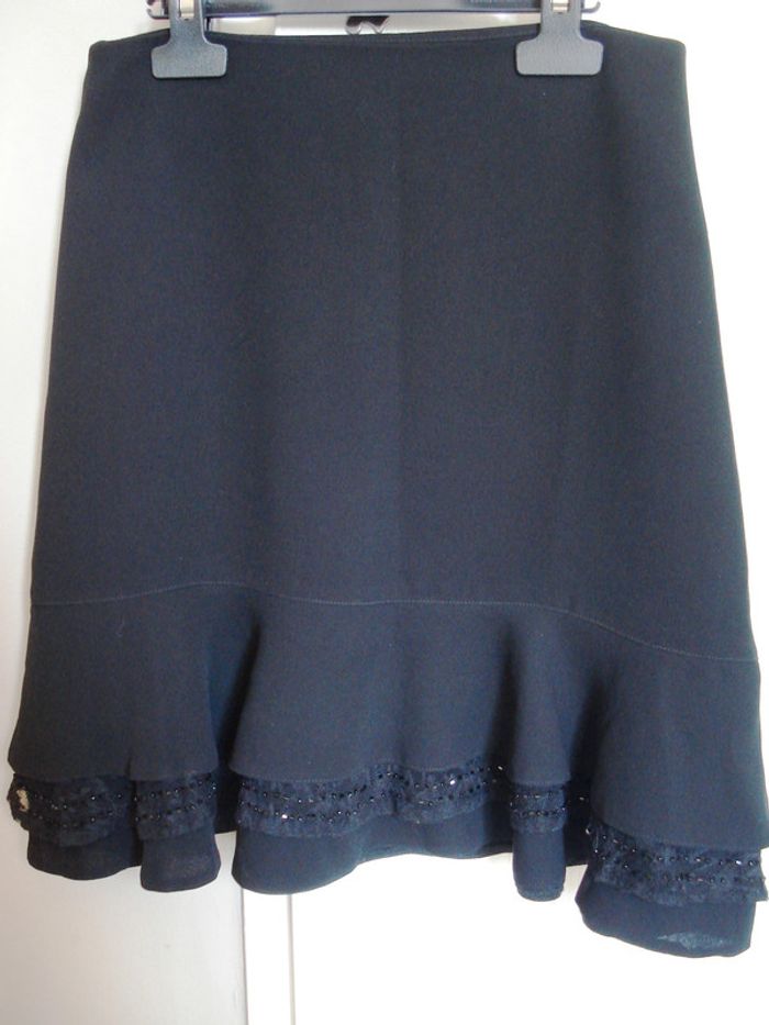 Jupe volants et paillettes - Taille XS/34 - photo numéro 3