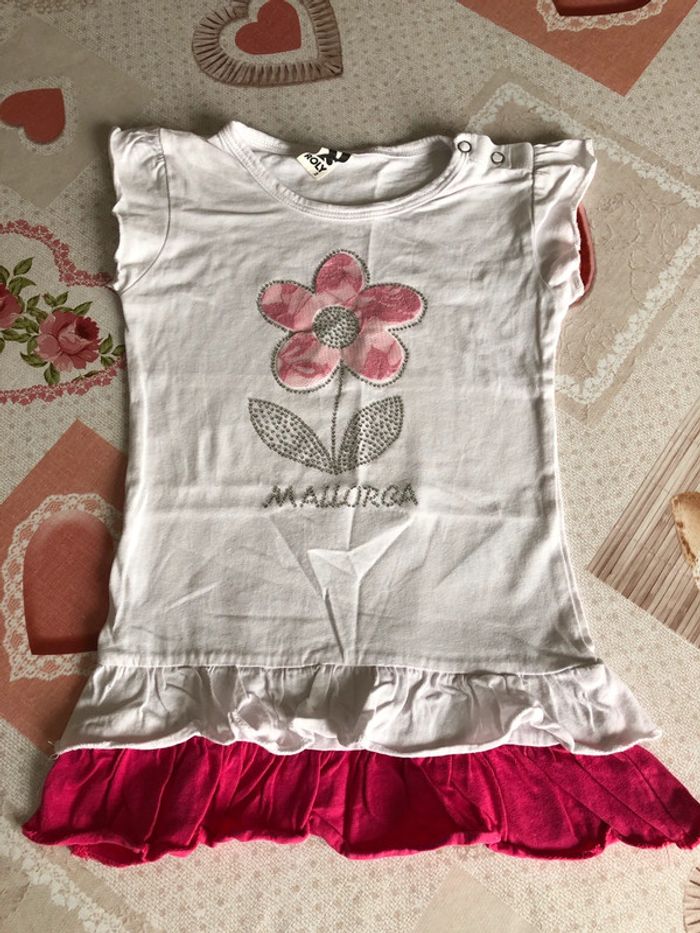 Robe fleur strass