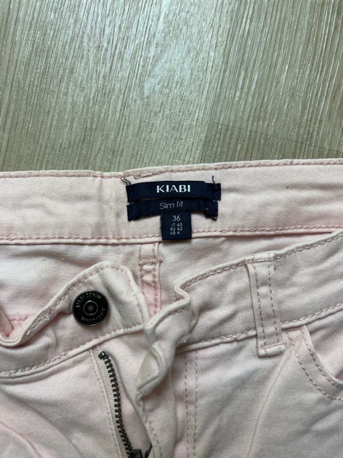 Jean slim rose taille 36 - photo numéro 2