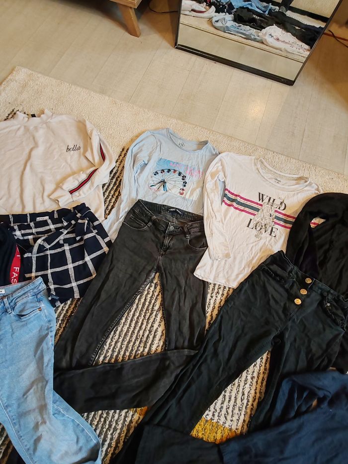Lot vêtements fille 12 ans automne hiver - photo numéro 3