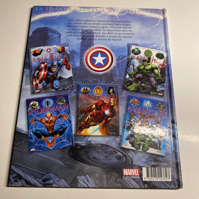 La grande imagerie des super héros - captain america - photo numéro 2