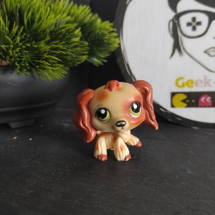 Littlest Petshop Pet Shop LPs chien epagneul spaniel puzzle  dog Authentic Original