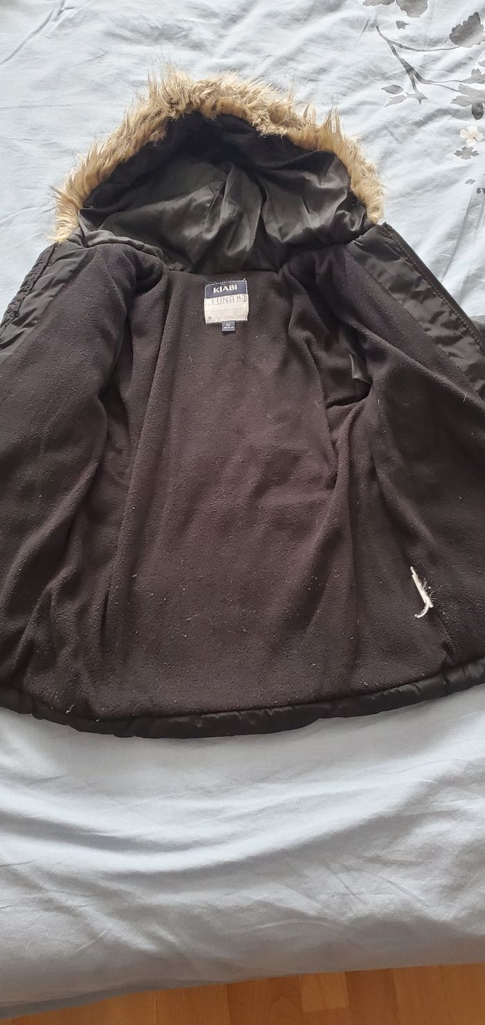 Doudoune noir fille 5 ans Kiabi - photo numéro 4