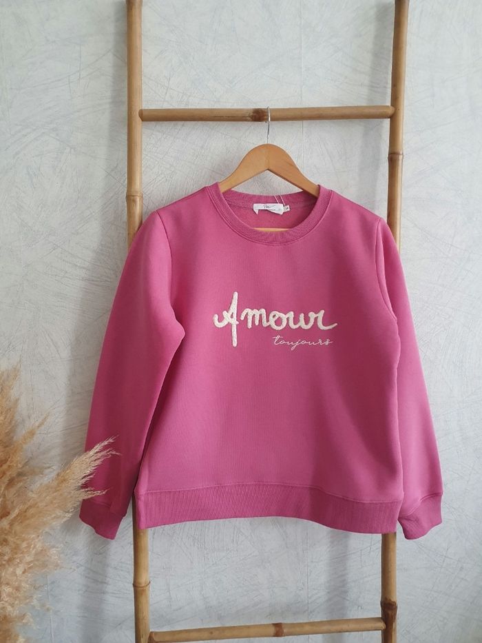 Sweat " Amour toujours " Taille S