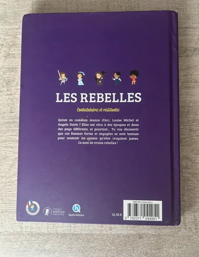 Livre les rebelles Quelle Histoire - photo numéro 4