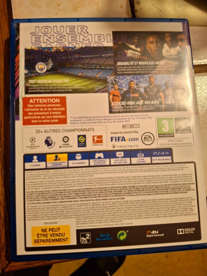 Jeu ps4 fifa 21 - photo numéro 3