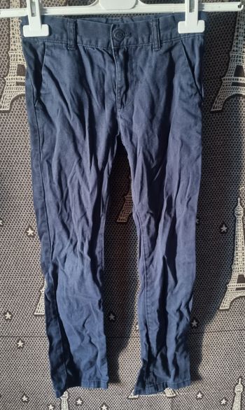 Pantalon chino marine regular fit 8ans