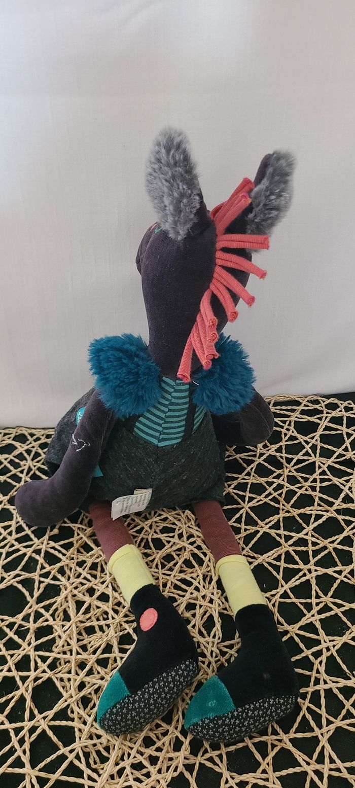 Moulin Roty Doudou Peluche Anne Cheval Lunette Broc & Roll 55Cm - photo numéro 4