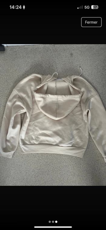 Sweat à capuche zippé