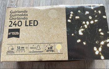 Guirlande électrique 12 mètres