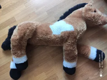 Grand cheval doudou peluche