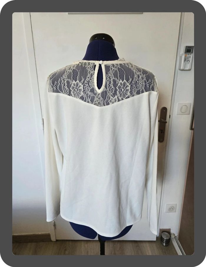 Blouse col en dentelle - photo numéro 4