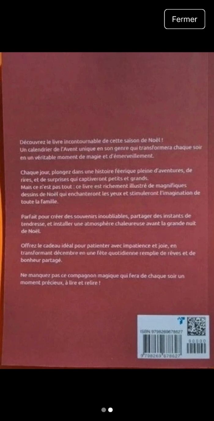 🎅 Calendrier de l’Avent Magique – Livre féérique pour enfants - photo numéro 2