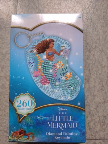 Porte clés peinture de diamant Little mermaid / " DISNEY " / NEUF
