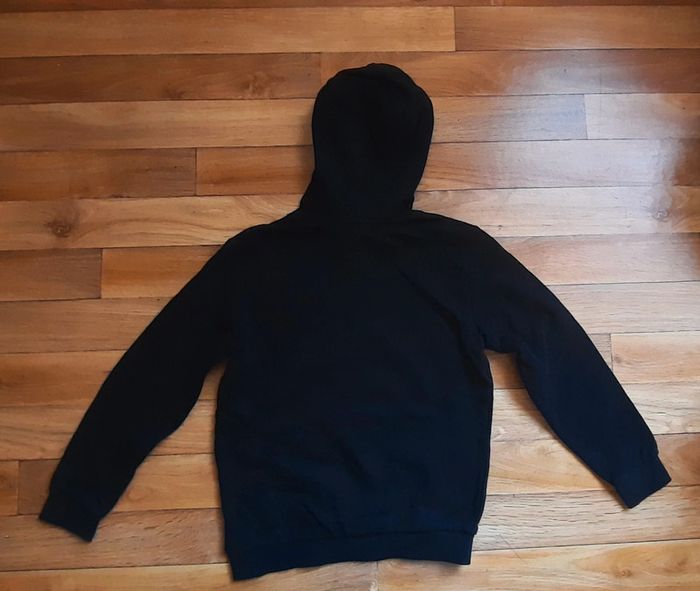 Blouson noir a capuche 10 ans - photo numéro 2