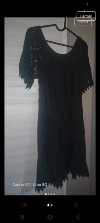Robe dentelle