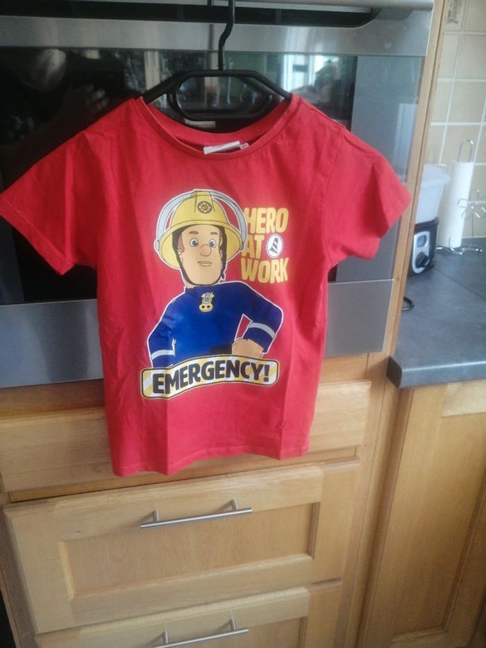 T shirt manche courte Sam le pompier 8A