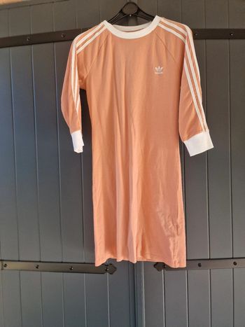 Robe adidas mi long rose saumon