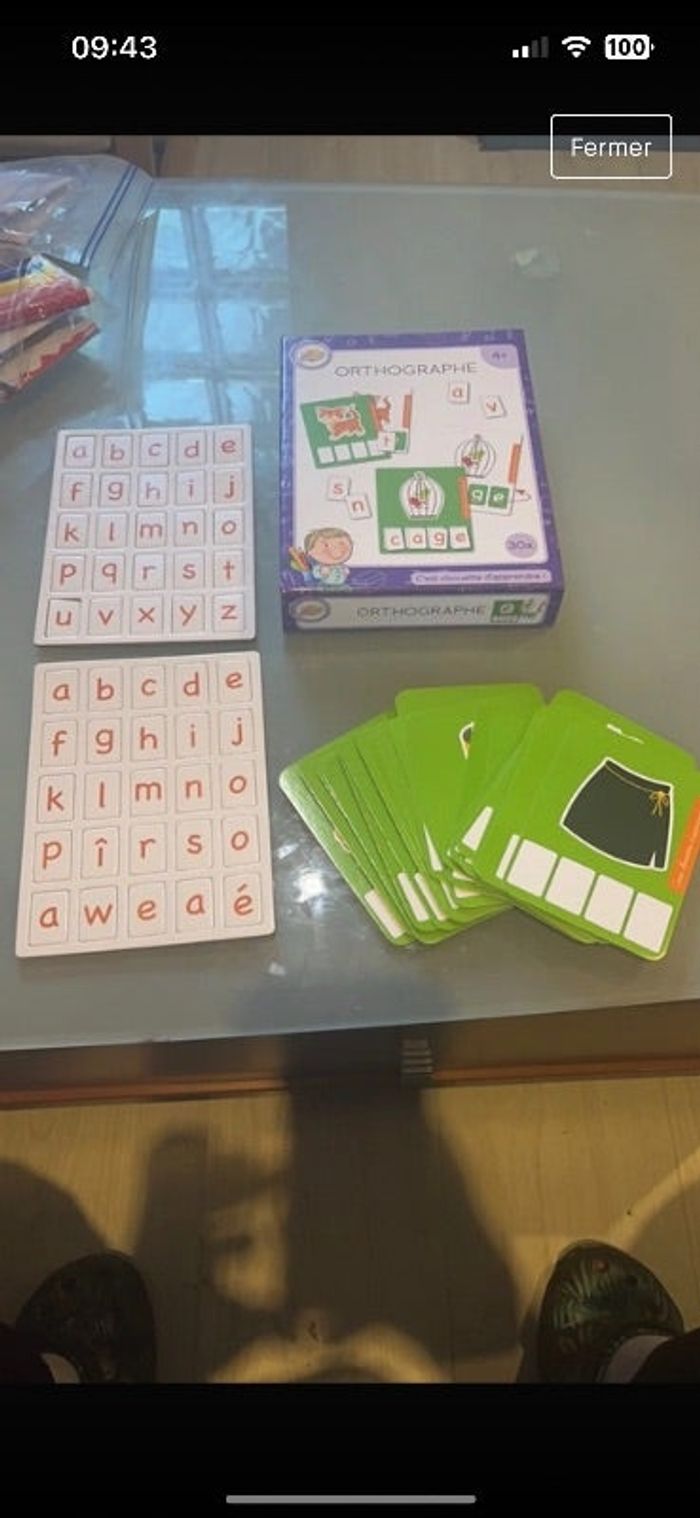 Jeux orthographe