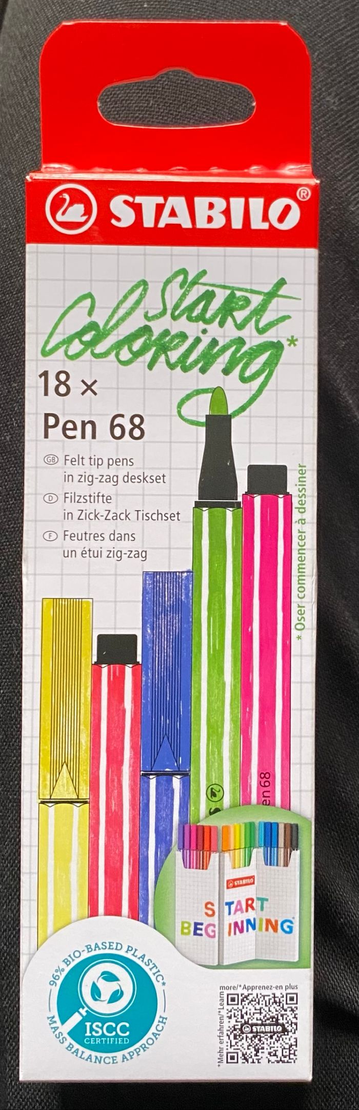 Stabilo pen68 x18