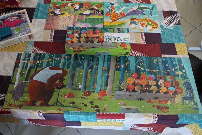 Djeco Puzzle Gallery Forest Friends 100 pcs 100% Complet - photo numéro 3