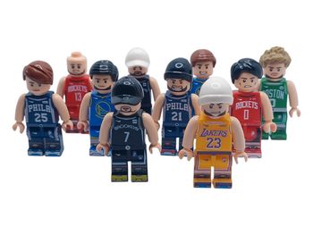 Lot de 10 Figurines Basketteurs-Compatible Lego