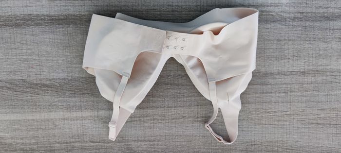 Soutien-gorge sans armature en V pour femme taille XL couleur beige - photo numéro 2