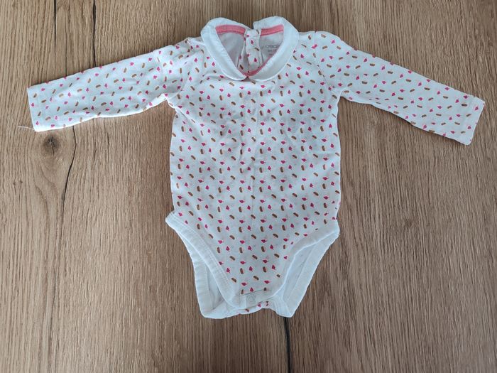 Lot de 3 bodies col claudine obaibi manches longues - photo numéro 2