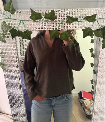 pull col en V stradivarius